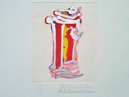 John Chamberlain print `Divine in Purpose` from `Outer Signs of Inner Grace` Suite 1986, American